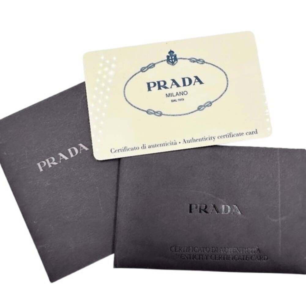 PRADA Black Leather Saffiano Shoulder Bag - Picture 9 of 9